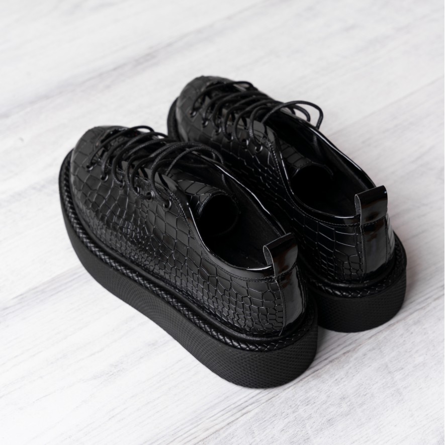     Pantofi - Play - Croco Black